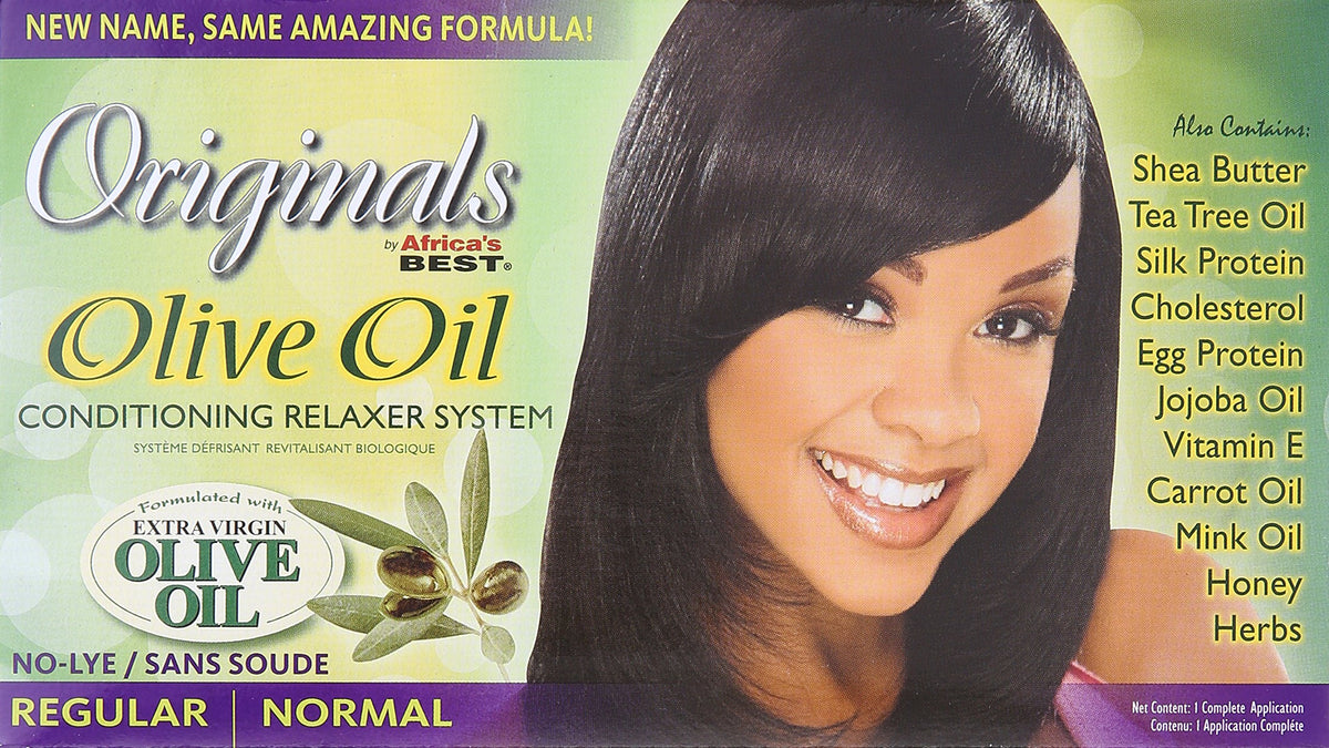 Africa's Best Originals Olive Oil Conditioning No-Lye Relaxer System