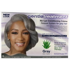 Johnson Products Gentle Treatment No-Lye Conditioning Creme Relaxer system - 1 Application