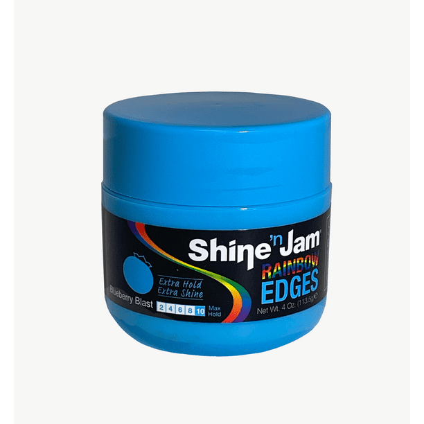 Ampro SHINE N JAM Rainbow Edges Extra Hold/Shine 4oz - Blueberry Blast
