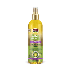 African Pride Olive Extra Shine Miracle Braid Sheen Spray 12 oz
