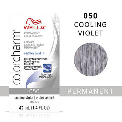 WELLA Color Charm Permanent Liquid Hair Color, 050 / Cooling Violet, 1.4oz