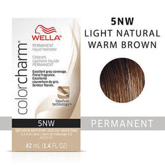 WELLA Color Charm Permanent Liquid Hair Color, Brown, 1.4oz