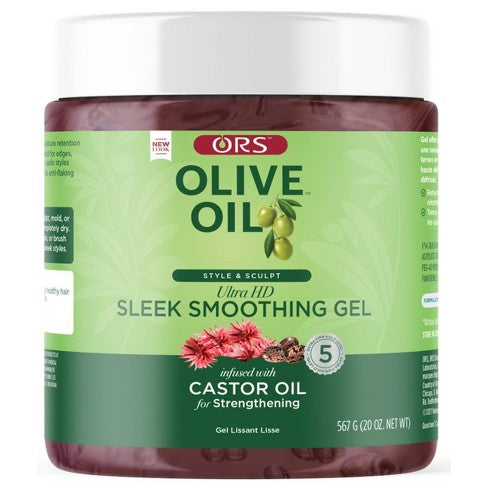ORS Olive Oil Ultra HD Sleek Smoothing Gel, Extra-Firm Hold, 20oz