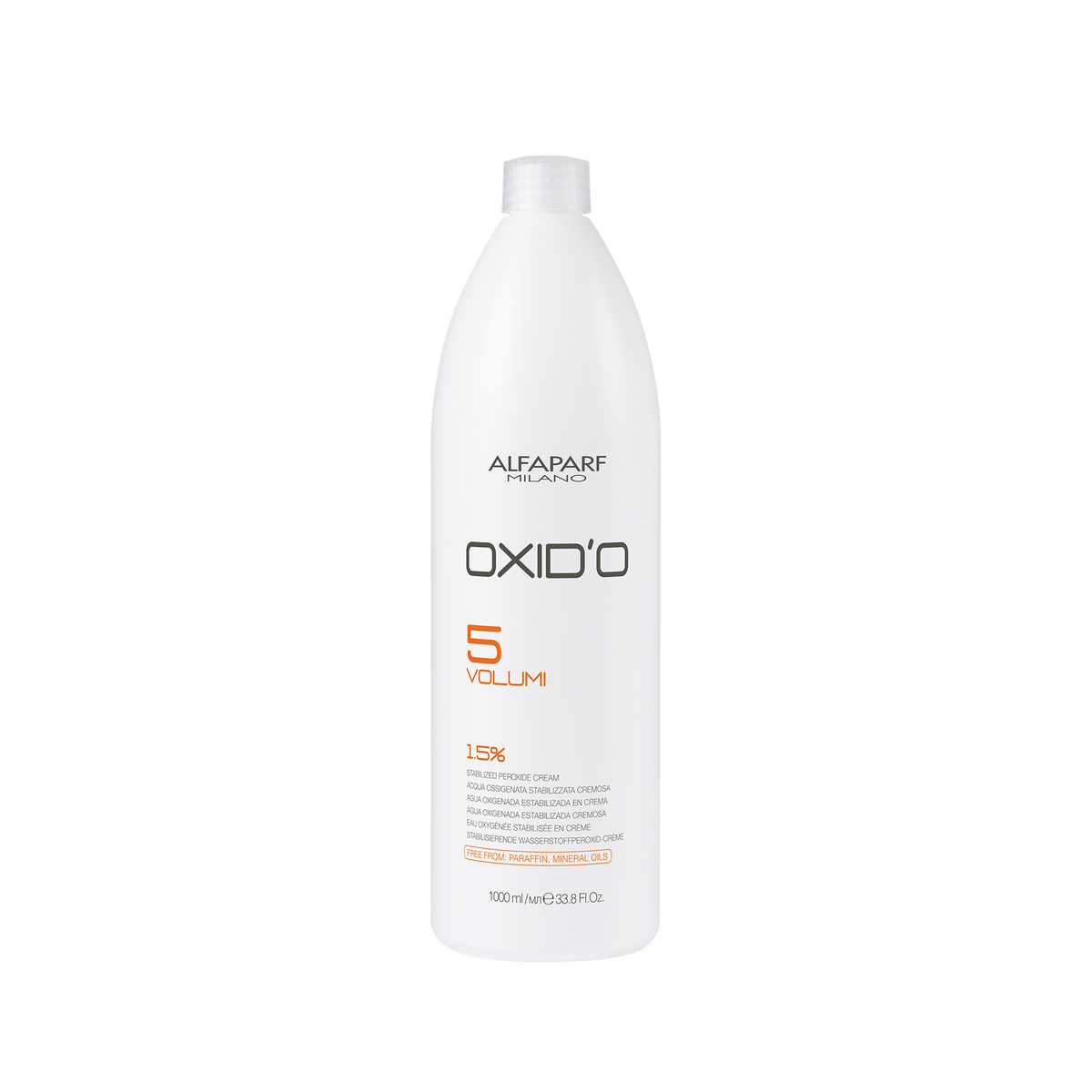 ALFAPARF OXID'O Stabilized Peroxide Cream 5 Volume, 33.8oz