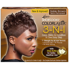 Luster's Shortlooks Colorlaxer 3-N-1 Semi Permanent - 1 Application