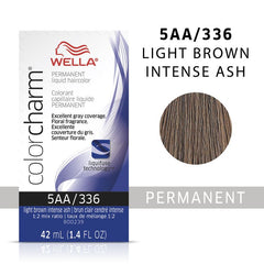 WELLA Color Charm Permanent Liquid Hair Color, Ash, 1.4oz