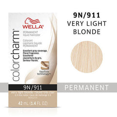 WELLA Color Charm Permanent Liquid Hair Color, Blonde, 1.4oz