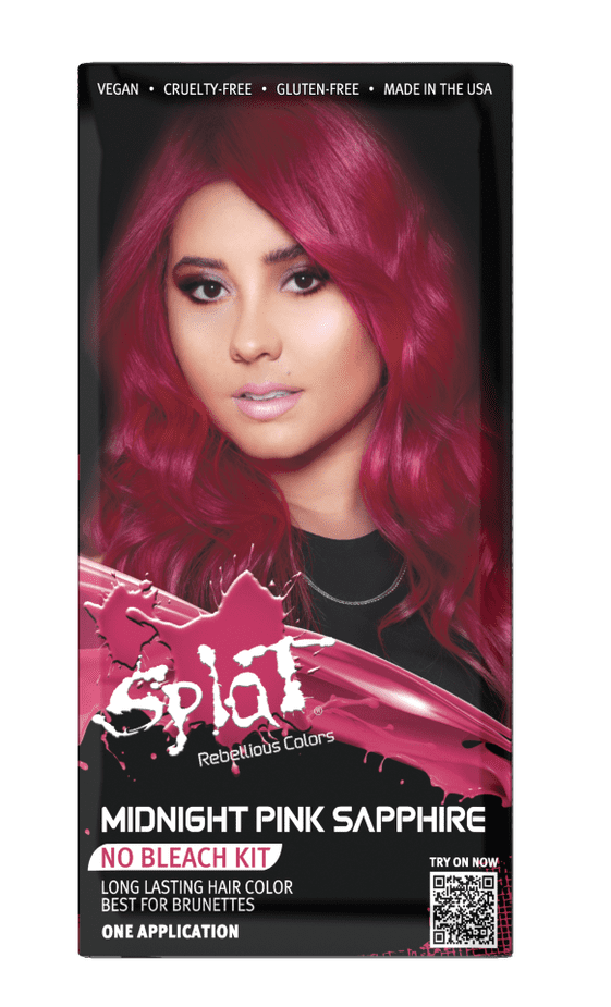Splat Midnight Pink Sapphire Complete Kit Semi-Permanent