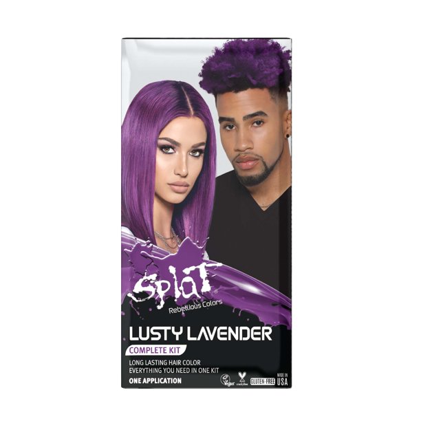 Splat Lusty Lavender Complete Hair Dye Kit