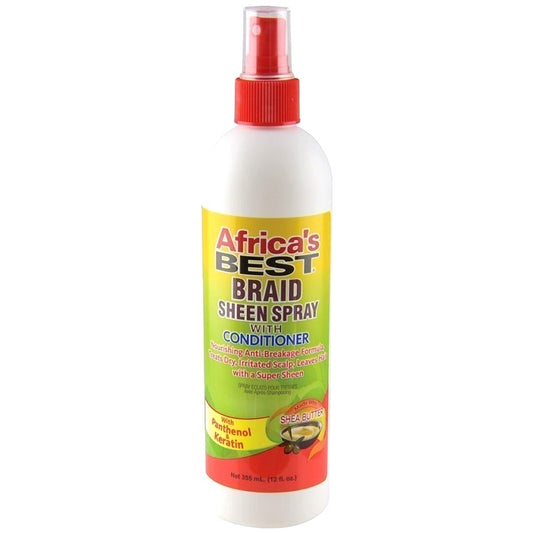 Africa's Best Braid Sheen Spray with Conditioner 12 oz