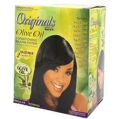 Africa's Best Originals Olive Oil Conditioning No-Lye Relaxer System