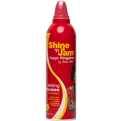 Ampro Shine 'n Jam Magic Fingers Setting Mousse For Braiders 12 oz