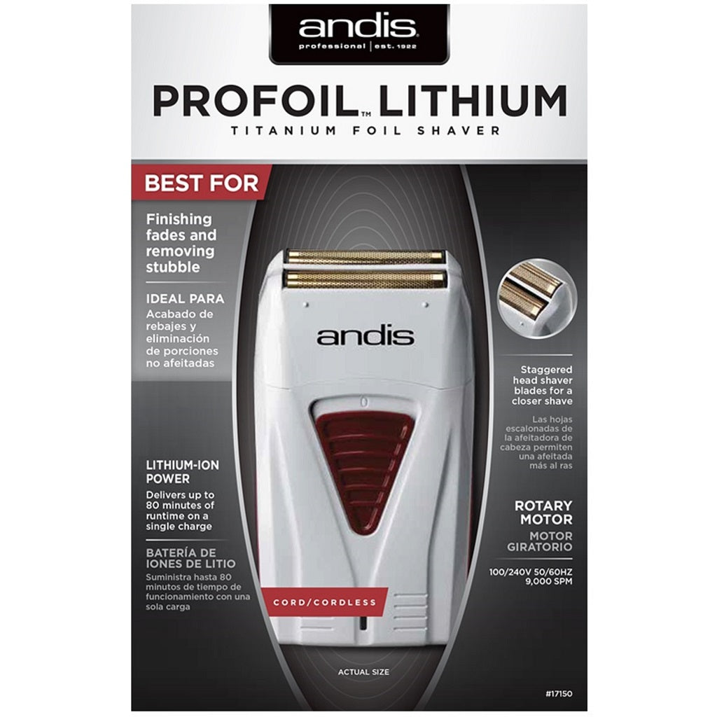 Andis Profoil Lithium Titanium Foil Shaver
