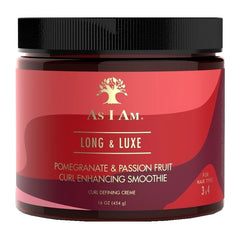 As I Am Long & Luxe Pomegranate & Passion Fruit Curl Enhancing Smoothie, 16oz