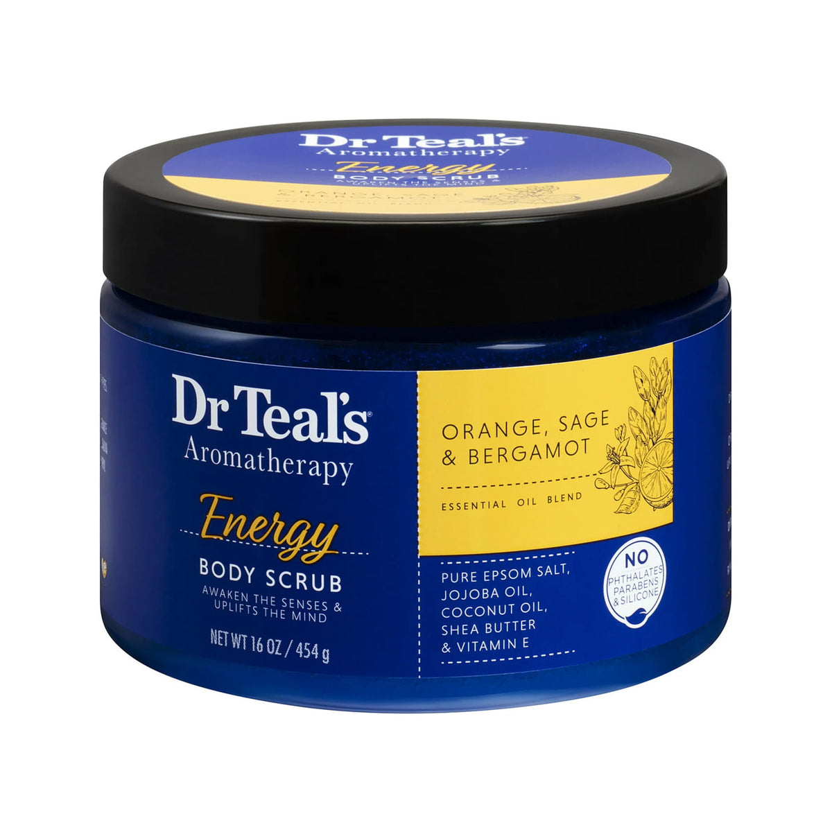 Dr Teal's Aromatherapy Energy Body Scrub 16 oz