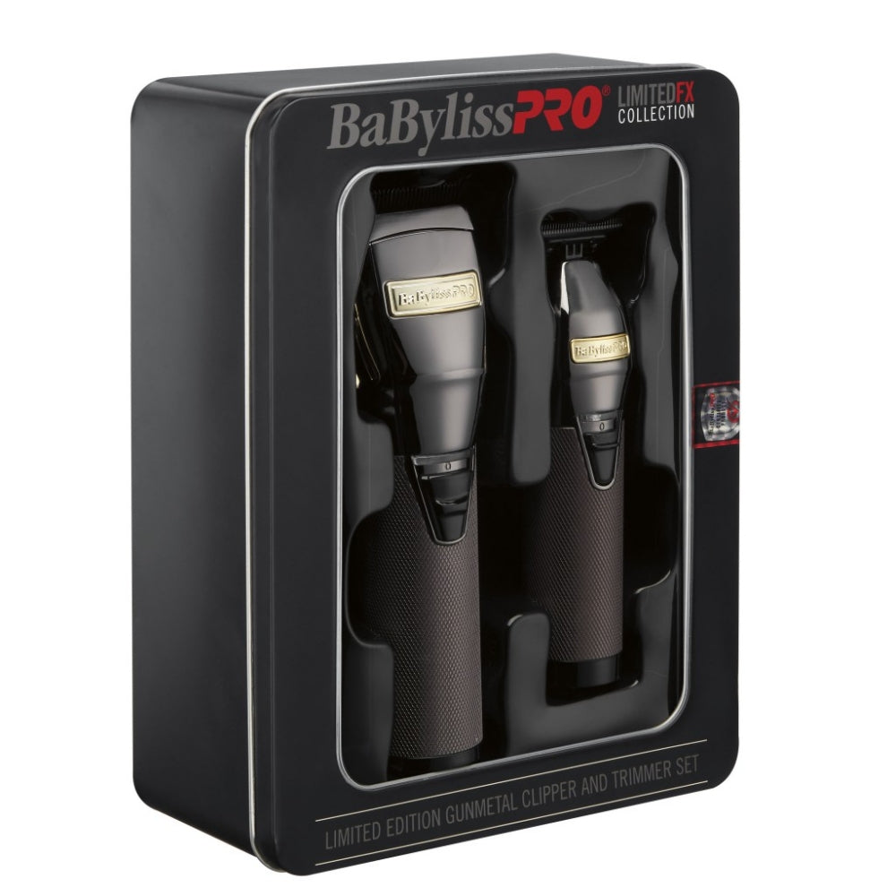 BaByliss Pro LIMITEDFX Collection Gunmetal Clipper & Trimmer
