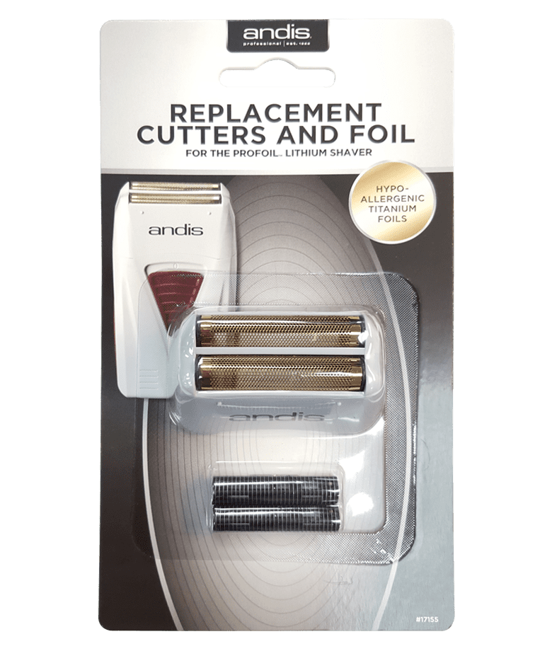 Andis Replacement Cutters and Foil for the Profoil, Lithium Shaver