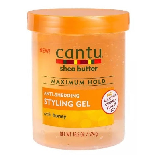 Cantu Shea Butter Anti-Shedding Styling Gel - Maximum Hold 18.5 oz
