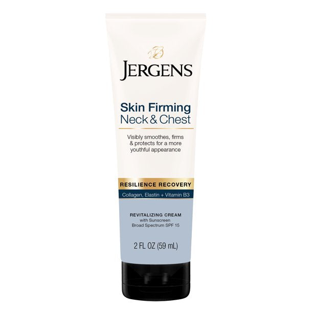 Jergens Skin Firming Revitalizing Cream for Neck & Chest, 2oz