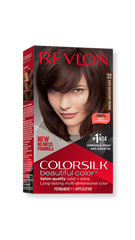 REVLON COLORSILK Beautiful Color Permanent Hair Color, Brown