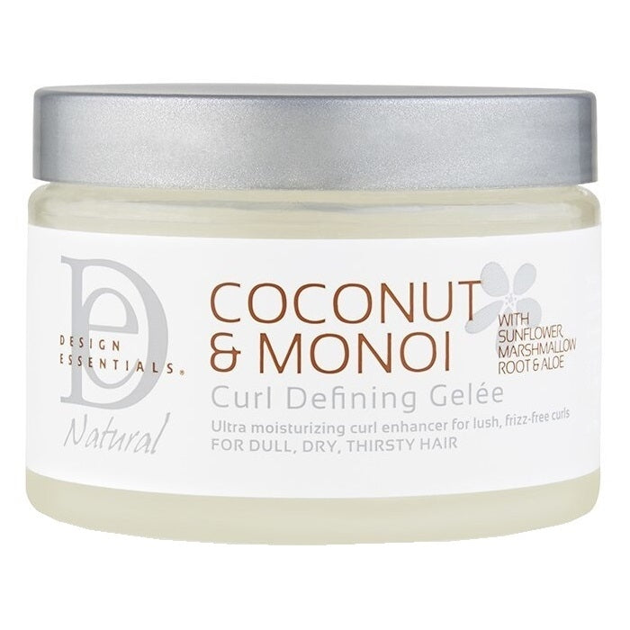 DESIGN ESSENTIALS Coconut & Monoi Curl Defining Gelee, 12 oz