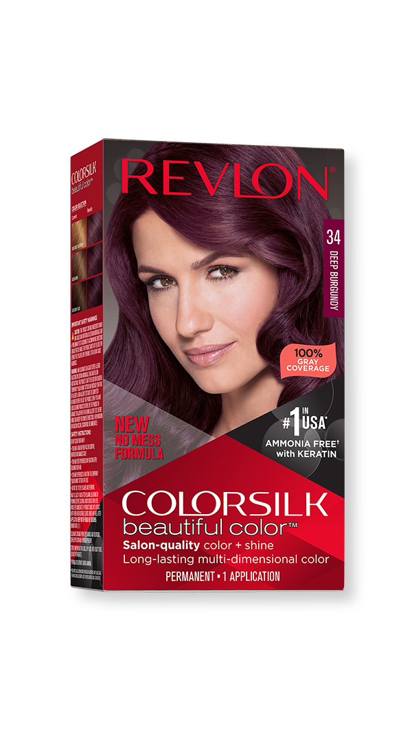 REVLON COLORSILK Beautiful Color Permanent Hair Color, Red