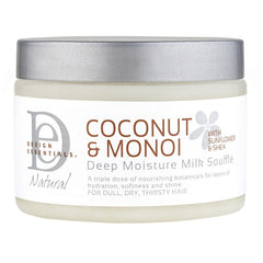 DESIGN ESSENTIALS Coconut & Monoi Deep Moisture Milk Souffle, 12 oz