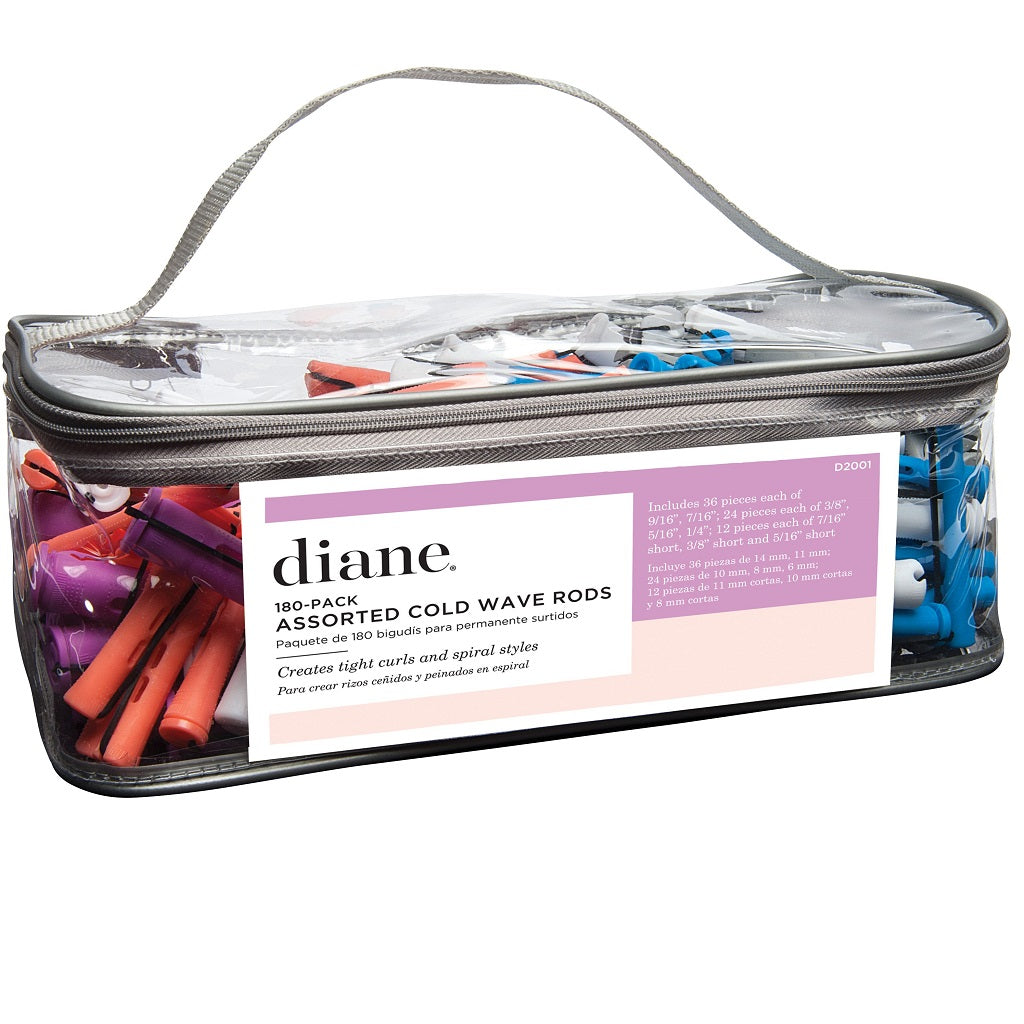 Diane Assorted Cold Wave Rods - 180 Pack #D2001