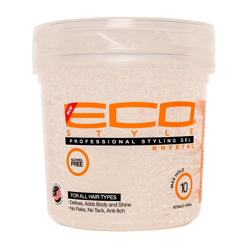 Eco Style Krystal Clear Styling Gel 16 oz