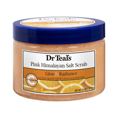 Dr Teal's Pink Himalayan Salt Scrub Glow & Radiance 16oz