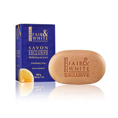 Fair & White Savon, Exclusive Whitenizer Exfoliating Soap with Pure Vitamin C, 7oz.