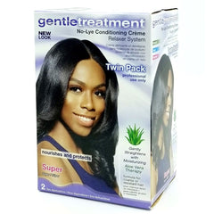 Johnson Products Gentle Treatment No-Lye Conditioning Creme Relaxer System - 2 Application