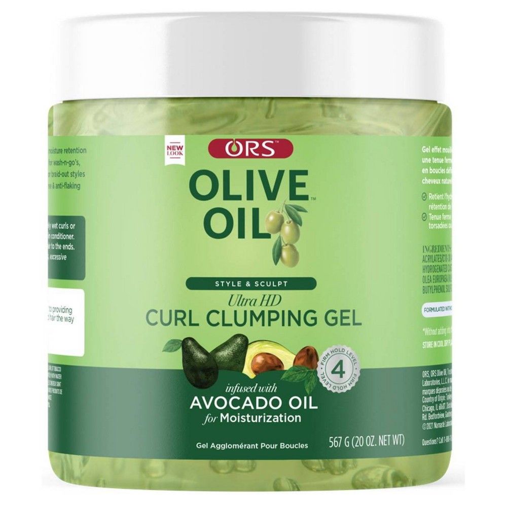 ORS Olive Oil Ultra HD Curl Clumping Gel, Firm Hold, 20oz