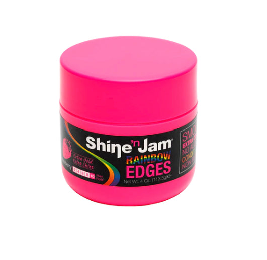 Ampro SHINE N JAM Rainbow Edges Extra Hold/Shine 4oz - Strawberry
