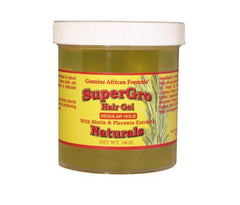 Genuine African Formula SuperGro Hair Gel, Regula Hold, 16oz
