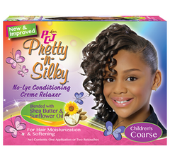 Luster's PCJ Pretty-N-Silky No-Lye Conditioning Creme Relaxer Children's Coarse