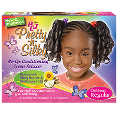 Luster's PCJ Pretty-N-Silky No-Lye Conditioning Creme Relaxer Children's Regular