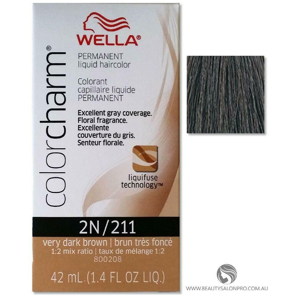 WELLA Color Charm Permanent Liquid Hair Color, Brown, 1.4oz