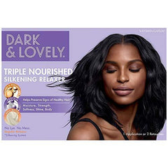 DARK & LOVELY Triple Nourished Silkening Relaxer - 1 Application