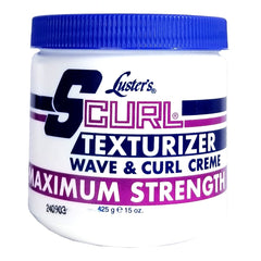 Luster's S-Curl Texturizer Wave & Curl Creme Maximum Strength 15 oz