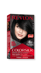REVLON COLORSILK Beautiful Color Permanent Hair Color, Black