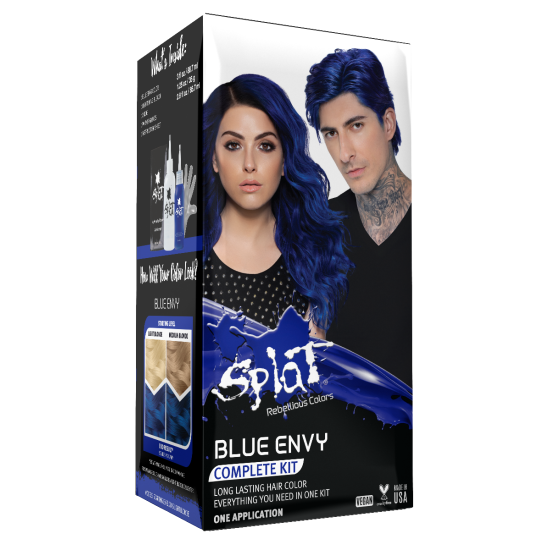 Splat Blue Envy Complete Hair Dye Kit