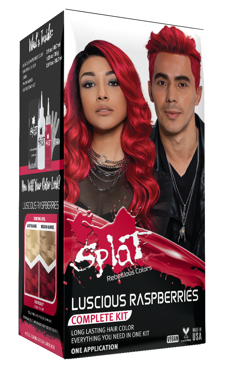 Splat Luscious Raspberries Complete Hair Dye Kit