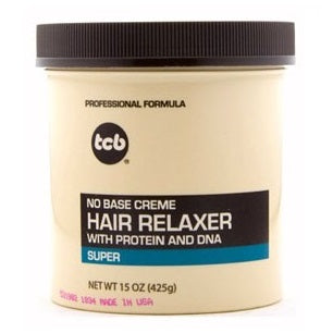 Tcb No Base Hair Relaxer With Protein And DNA - Super 15 oz