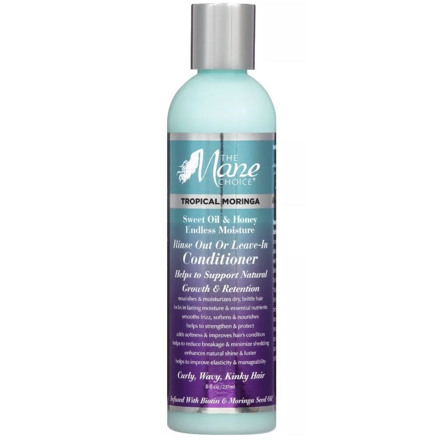 The Mane Choice Tropical Moringa Sweet Oil & Honey Endless Moisture Rinse Out or Leave-In Conditioner 8 oz